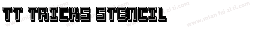 TT Tricks Stencil字体转换